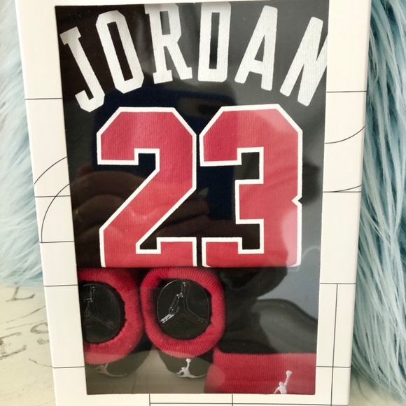 Jordan Kids Bodysuit Set - Black, Red, White - Picture 2 of 7